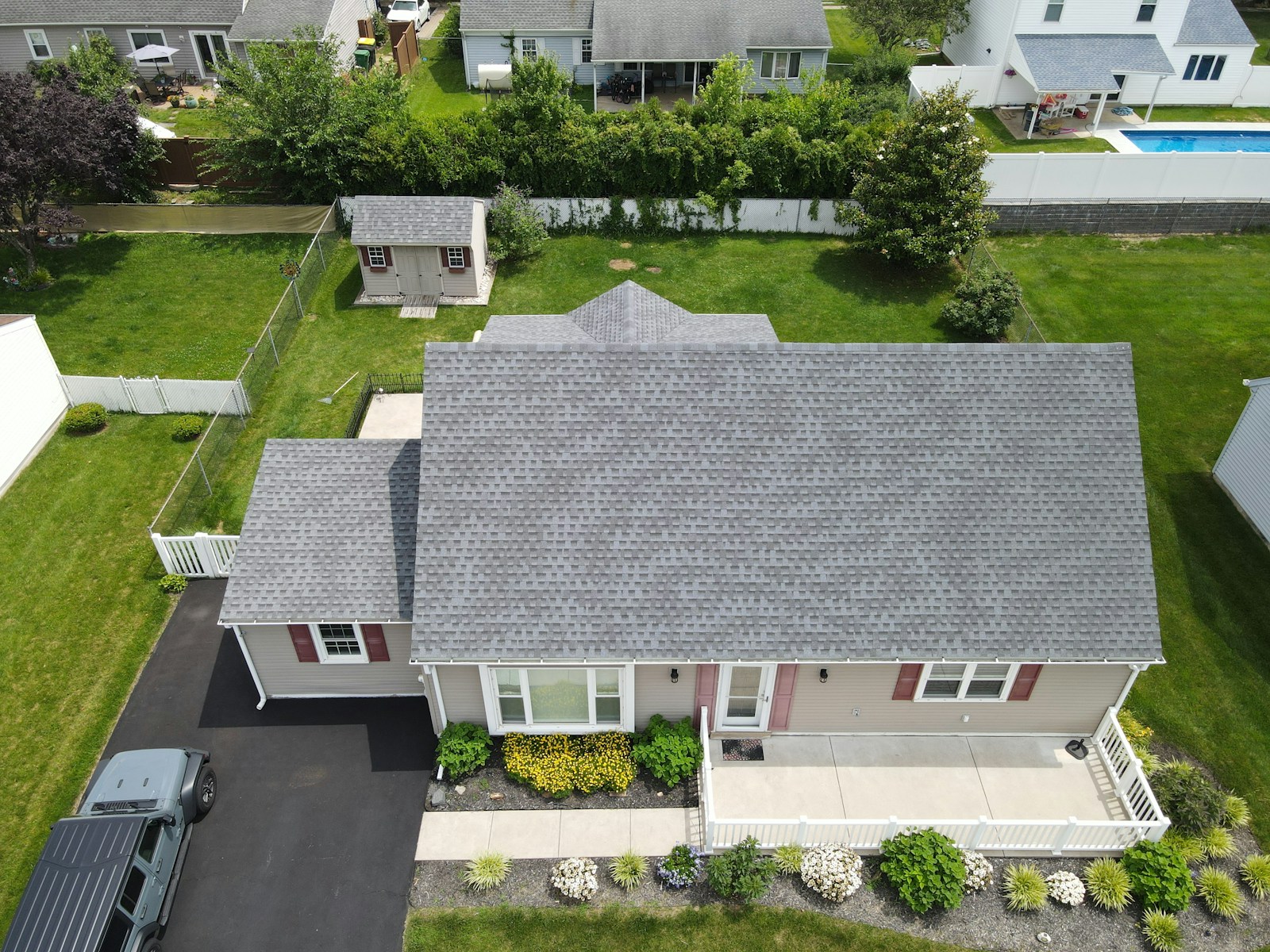 Roofing work by Riverview Builders
